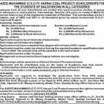 Saeed Muhammad (CEO FC Harnai Coal Project) Scholarships for the students of Balochistan