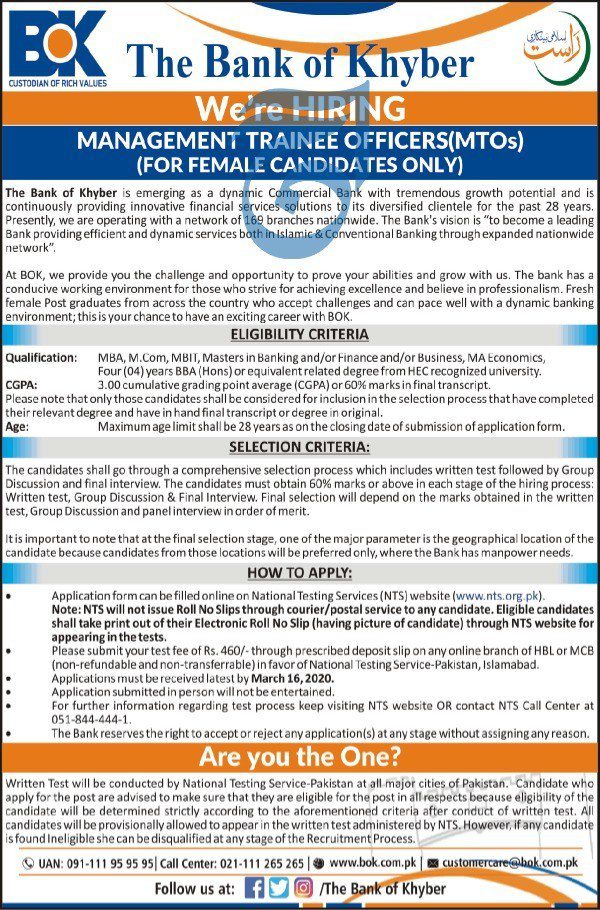 Bank of Khyber Jobs 2020 1 Bank of khyber Jobs 2020