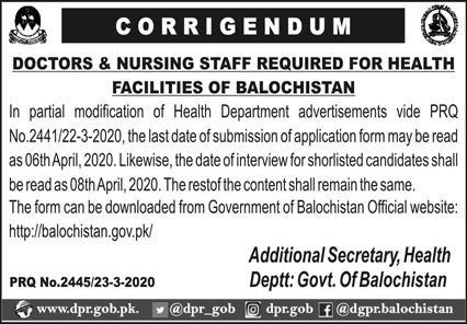 health jobs 2020