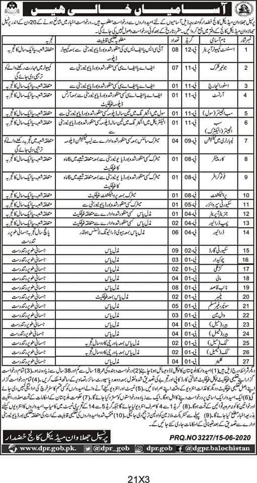 jahlwan medical university jobs 2020