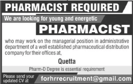 Pharmacist jobs
