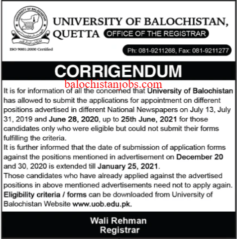 UOB Quetta Jobs 2021 - University of balochistan 2 Jang Quetta Daily Jang Epaper Urdu Newspaper Pakistan News 16 January 2021 Page 2