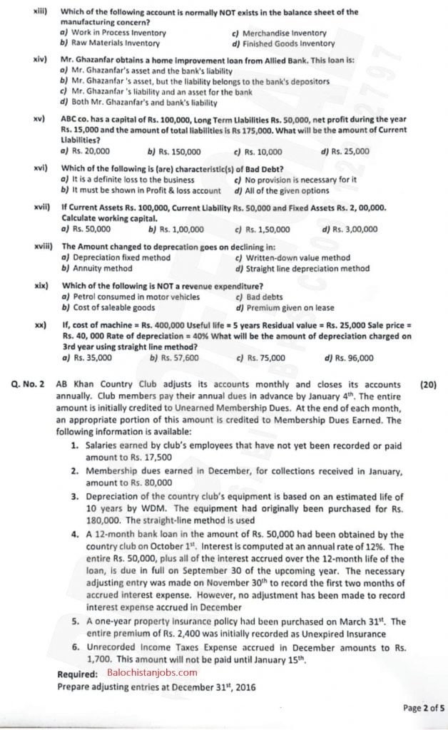 past papers of research officer bpsc