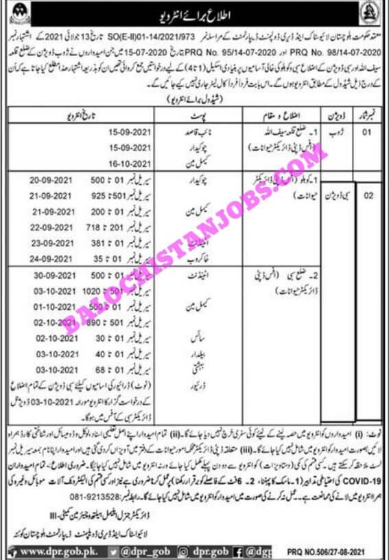 Livestock and Dairy Development Department Balochistan Interview schedule 1 Livestock and Dairy Development Department Balochistan Interview schedule