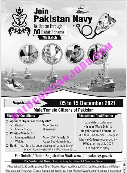 Join Pakistan Navy as Doctor Jobs 2021 1 Join Pakistan Navy as Doctor Jobs 2021