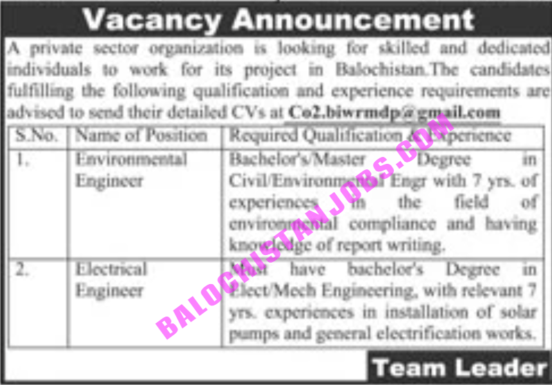 Private Jobs In Balochistan 2022 1 Private Jobs In Balochistan 2022