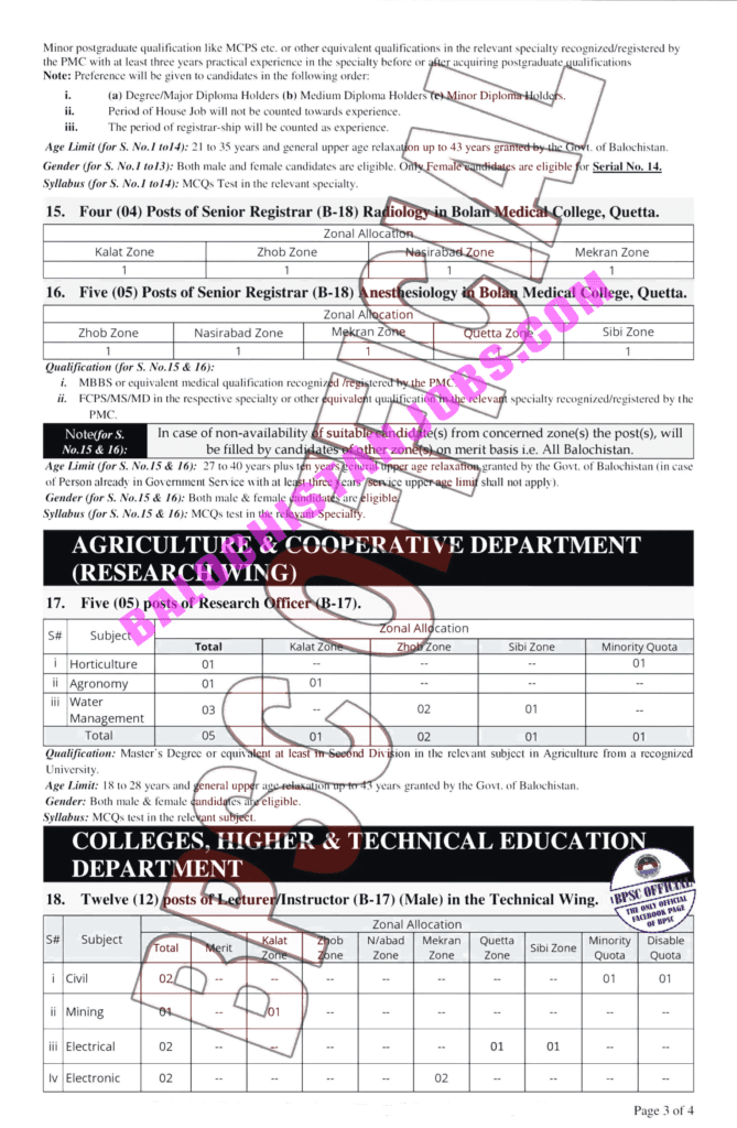 BPSC Advertisement No 5 2022 Jobs 3 1